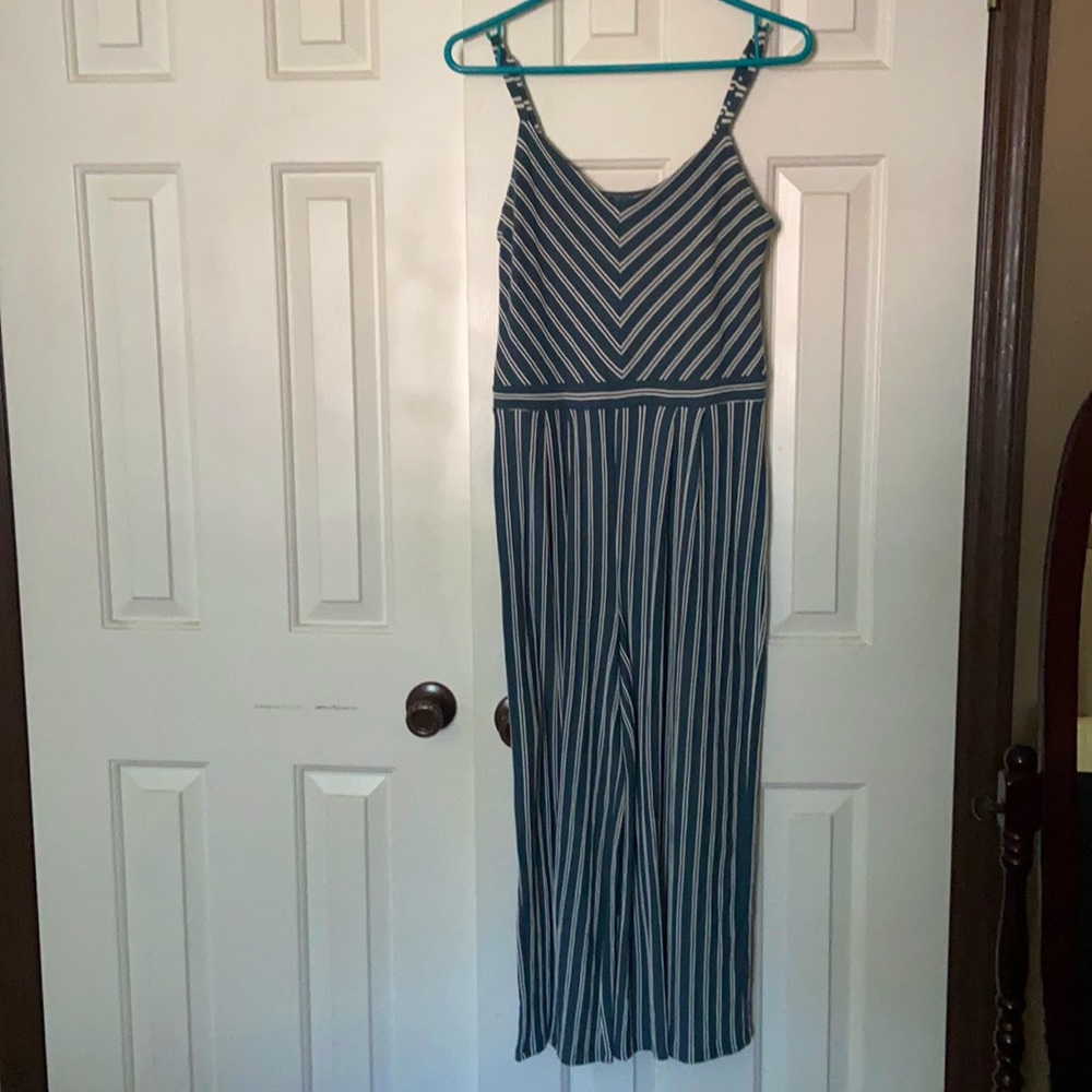 Xhilaration Cotton Jumpsuit- Teal, Size S